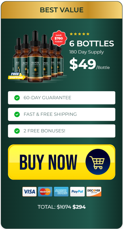 Glyco Barrier 6-bottle package